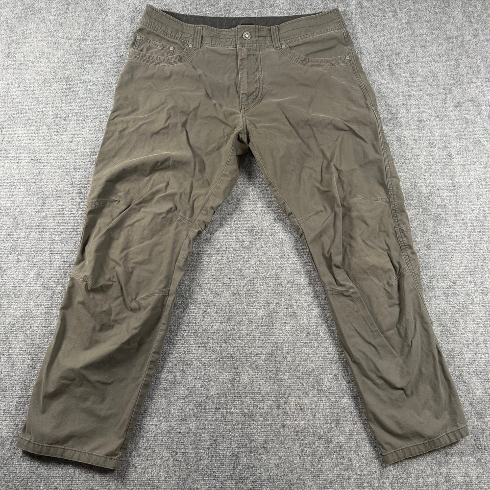 Kuhl Revolvr Pants Mens 36x30 Brown Uberkuhl Stretch Hiking Outdoor Utility